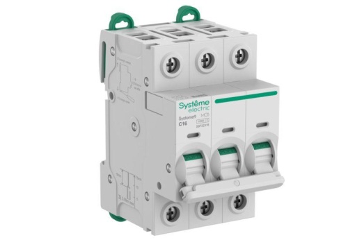 Автоматический выключатель (АВ) C 16A 3P 10kA 400В Systeme9 | код S9F32316 | Systeme Electric