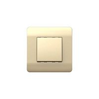 (NEW3-E) Выключатель 1-клавишный без фиксации, 10А, шампань | код 431400 | CHINT