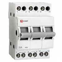 Трехпозиционный переключатель, 3P 63А Basic | код. tps-3-63 | EKF