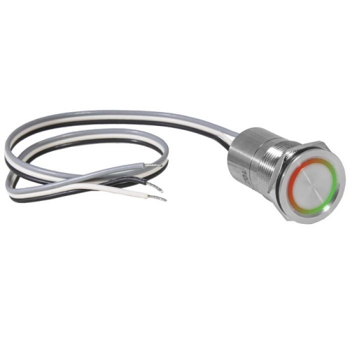 Кнопка сенсорная с подсветкой, с фиксацией RUICHI TS19-11ZC/RG/S off-on, М19, IP68, нержавеющая сталь | код 114201 | Ruichi Кнопка сенсорная с подсветкой, с фиксацией RUICHI TS19-11ZC/RG/S off-on, М19, IP68, нержавеющая сталь | код 114201 | Ruichi