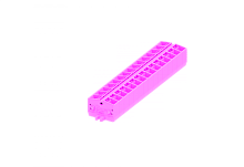 254339 Клемма TB 2-2 проходная фронт. подключение с крепеж. фланцами, сеч. 2.5мм2, розов., шт | код 254339 | SUPU
