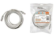 Патч-корд народный U/UTP Cat 5e 4PR 24AWG PVC, литой 7 м, серый | код SQ0115-0007 | TDM НАРОДНЫЙ