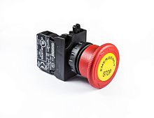 CP200EE Кнопка аварийная с маркировкой Ф40мм (1НЗ) (CP) | код CP200EE | EMAS