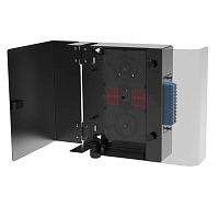 Корпус оптического навесного бокса, 1 слот для адаптерных планок типа RNAP, черный, без сплайс-кассеты, без пигтейлов | код RNFBEBL | DKC