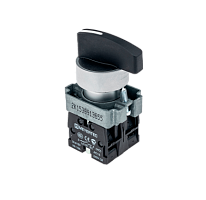 Переключатель, длинная ручка, черный, 3 полож. 2NO, фикс., мет. MTB2-BJZ133 | код 58191 | MEYERTEC