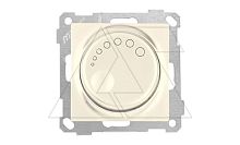 21 - Светорегулятор (RL) с подсветкой, поворотный, 1000 Вт, сл.кость | код 2100-444-0202 | Mutlusan