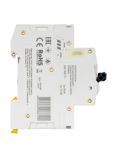 ARMAT Автоматический выключатель M06N 1P D 10А | код AR-M06N-1-D010 | IEK  фото 3