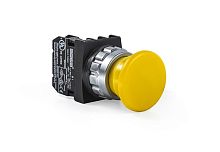 Кнопка аварийная Грибок без фиксации желтая (1НO), H100MS | код H100MS | EMAS