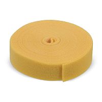 Cabeus ROL-5x25-YL Лента (липучка) в рулоне, ширина 25 мм, длина 5 м, желтая | код 9383c | Cabeus