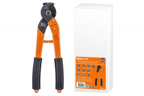 Ножницы кабельные НК-20, для резки кабеля (Сu/Al до ?20 мм), МастерЭлектрик TDM | код SQ1039-0101 | TDM