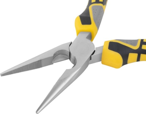 Тонконосы "Смарт" трехцветные прорезиненные ручки никелевое покрытие 160мм FIT 50667 фото 6