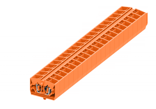 254342 Клемма TB 2-2 проходная фронт. подключение с защелк.ножками, сеч. 2.5мм2, оранж., шт | код 254342 | SUPU 254342 Клемма TB 2-2 проходная фронт. подключение с защелк.ножками, сеч. 2.5мм2, оранж., шт | код 254342 | SUPU