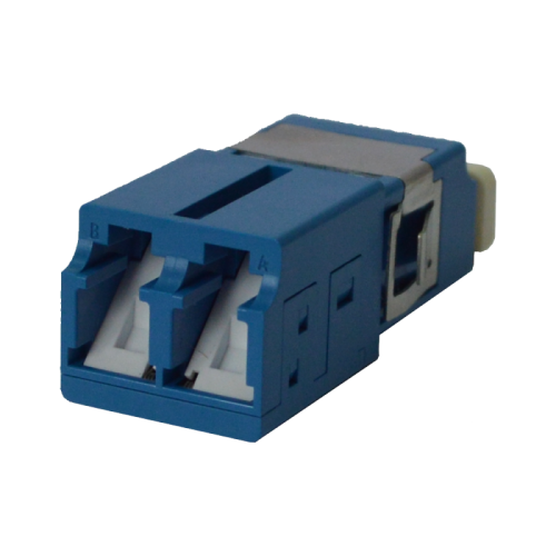 Адаптер оптический LANMASTER LC SM, со шторкой, корпус SC, дуплексный | код LAN-2LCS/SH-AM-SM | LANMASTER