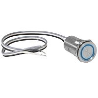 Кнопка сенсорная с подсветкой, с фиксацией RUICHI TS25-11ZC/B/S off-on, М25, IP68, нержавеющая сталь | код 114198 | Ruichi