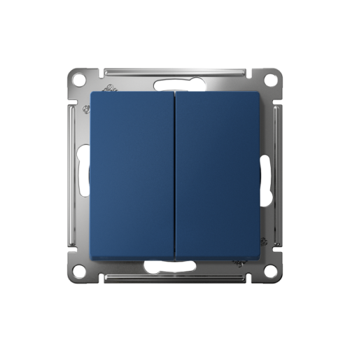 ATLASDESIGN 2-клавишный ВЫКЛЮЧАТЕЛЬ, сх.5, 10АХ, быстрозажимные клеммы, АКВАМАРИН | код ATN001151S | Systeme Electric фото 2