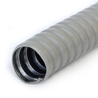Металлорукав в ПВХ оболочке серый Р3-ЦП-НГ-12 (100м/уп) | код PR04.0469 | Промрукав