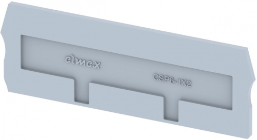 Концевая пластина для клемм, синяя CSP6-1X2-BLUE | код 3911160001 | Elmex