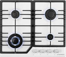 Газовая варочная поверхность Maunfeld EGHE.64.43CW/G белый | код 1859595 | MAUNFELD