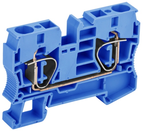 Клемма пружинная КПИ 2в-10 70А синяя | код YZN11-010-K07 | IEK Клемма пружинная КПИ 2в-10 70А синяя | код YZN11-010-K07 | IEK