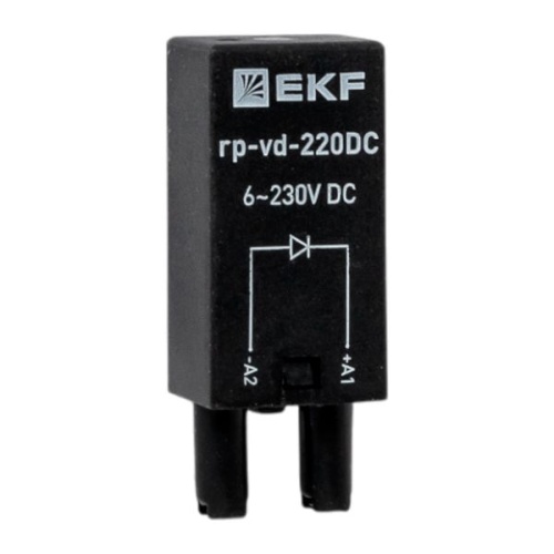 Модуль защитный диодный 6-220В DC для промежуточных реле RP AVERES EKF | код rp-vd-220DC | EKF