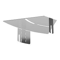 Крышка угла горизонтального изменяемого 0-45 градусов Стандарт INOX (AISI 304) 150 Промрукав | код PR16.3607 | ПРОМРУКАВ