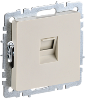 BRITE Роз. RJ45 комп.кат.6 РК11-БрКр беж. IEK | код BR-K10-2-K10 | IEK