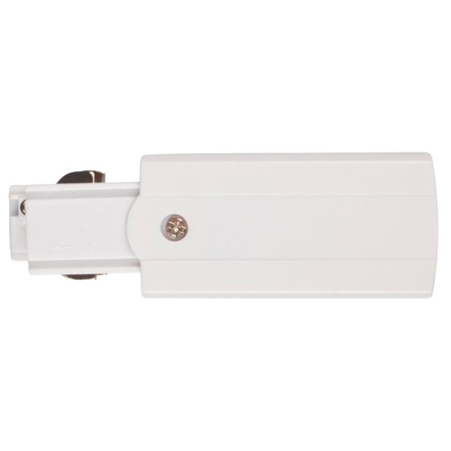 Коннектор белый левый сетевой для 3Ф шинопровода 3P PTR EC-WH Left JazzWay | код 5062870 | JazzWay