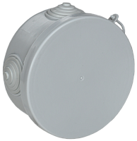 Коробка расп. КМ для о/п D=85х40мм IP54 4 вв (7035) GENERICA | код UKO21-085-040-000-K03-54 | GENERICA by IEK