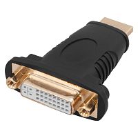 Переходник штекер HDMI - гнездо DVI-I REXANT | код 17-6807 | REXANT