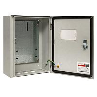 Распределительный шкаф PROxima, мод., IP54, навесной, сталь, серая дверь | код. mb54-3m | EKF