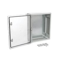 Корпус пластиковый с монтажной панелью ЩМП IP65 прозрачная дверь 500х400х175 Промрукав | код PR08.26493 | ПРОМРУКАВ