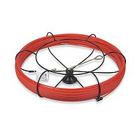 Cabeus Pull-M2-3,5-20m Устройство для протяжки кабеля мини УЗК в металлической кассете тип №2, 20м (диаметр стеклопрутка 3,5 мм) | код 7098c | Cabeus