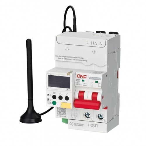 Интеллектуальный выключатель YCB9ZF-100AP-2P 4G + 485, 63A | код A040002 | CNC Интеллектуальный выключатель YCB9ZF-100AP-2P 4G + 485, 63A | код A040002 | CNC