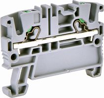 Клемма пружинная ESH-EFC.2 (2,5 мм2, серая, push-in) | код 003903251 | ETI