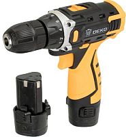 Дрель-шуруповерт Deko DKCD12FU-Li аккум. патрон:быстрозажимной (кейс в комплекте) (063-4094) | код 1454700 | DEKO