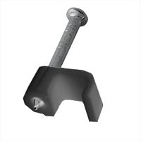 Крепеж кабеля плоский 4 х 2 мм, черный (упак. 50 шт) REXANT | код 07-4204-1 | REXANT