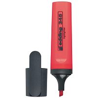 Текстовыделитель EDDING 345,КРАСНЫЙ, линия 2-5 мм, E-345/2 | код 150703 | EDDING