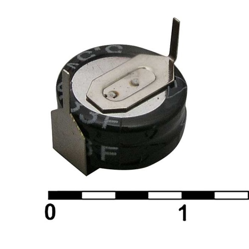 Ионистор RUICHI 5R5D10F33H, 0.33 Ф, 5.5 В, -20…+70 °С, горизонтальный | код 79993 | Ruichi Ионистор RUICHI 5R5D10F33H, 0.33 Ф, 5.5 В, -20…+70 °С, горизонтальный | код 79993 | Ruichi