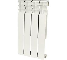 Радиатор биметаллический Plus BM 500 4 секции RAL9016 (157233) | код RG008UKJUOM1U9 | Rommer