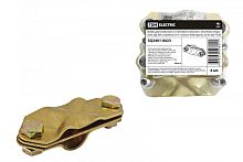 Зажим диагональный 2-х болтовой ЗДСЛ95 стержень D14 - полоса 4х40/пруток 25-95мм2 TDM | код SQ2401-0023 | TDM