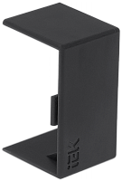 ELECOR Соединитель на стык КМС 100х60 черный IEK | код EL-KK10D-S-100-060-K02 | IEK