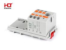 Распределительный Блок ПНК-15 вводной провод 6 мм2 /отходящие провода 6x2.5мм2 крепление PAD-NS15/35 HLT | код 081-27-018 | HLT