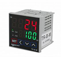 Температурный контроллер, 2 дисплея, 4 разряда, 72х72х60 мм, 2 аварийных выхода, 110-220VAC, выход: реле + твердотельное реле | код TR-B-M | INNOCONT