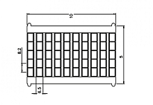 Маркировка клемм серии TU/TP/TC, сеч. 6-35мм2, шир. 8.2мм с нумерац. 11…20 вертик., шт | код TMB8.2-50/11...20V | SUPU