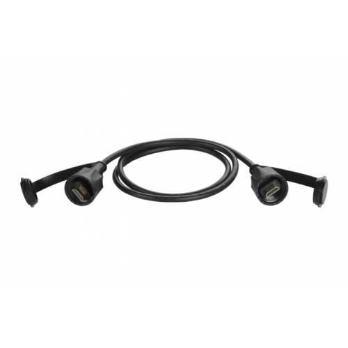 Индустриальный шнур LANMASTER HDMI, IP68, 1.0 м, черный | код LAN-HDMI-HDMI-1.0-WP | LANMASTER