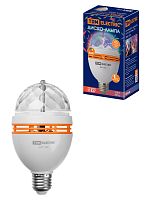 Диско-лампа ДЛ-01 с цоколем Е27, 3 Вт, RGB, 220 В, белый, TDM | код SQ0361-0500 | TDM