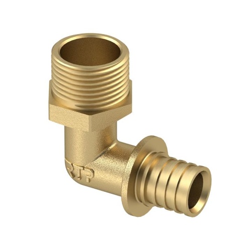 Угольник аксиальный латунь наружн. резьба 20х3/4дюйм жел. | код 34852 | RTP Угольник аксиальный латунь наружн. резьба 20х3/4дюйм жел. | код 34852 | RTP