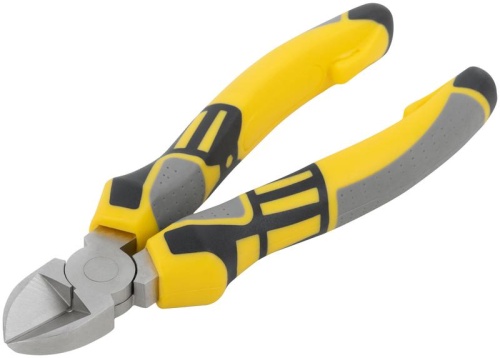 Бокорезы "Смарт" трехцветные прорезиненные ручки никелевое покрытие 160мм FIT 50661 фото 2