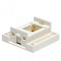 Настенный бокс IP66 под 1 модуль Mosaic 45x45 мм | код LAN-MB-F45/1-WP | LANMASTER