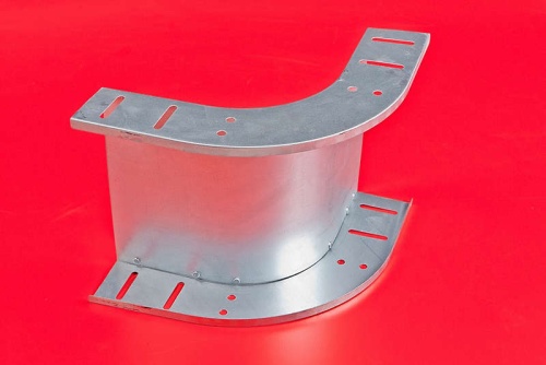 Угол для лотка верт. внеш. 90гр. 200х60 "V" | Код. VB90.60.200 | Vergokan